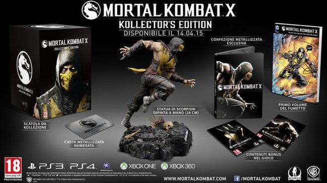 Mortal Kombat X: il roster e le edizioni speciali