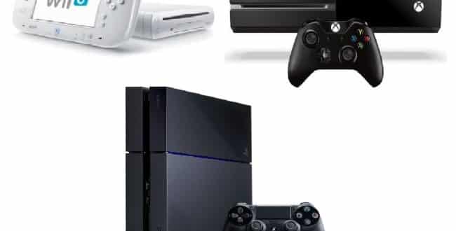wii u playstation 4 xbox one
