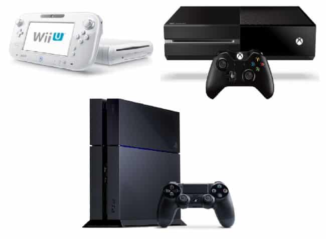 wii u playstation 4 xbox one